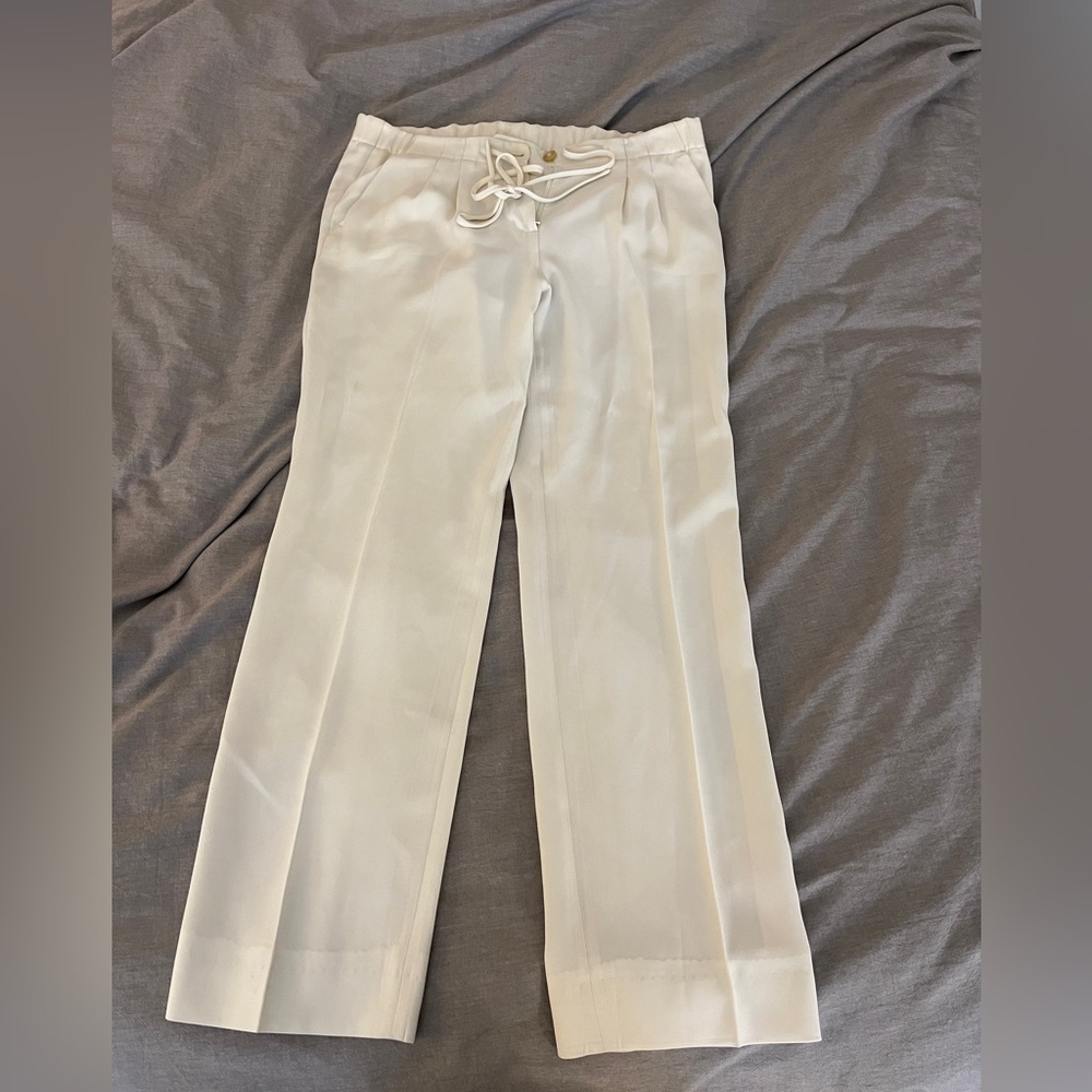 Armani Collezioni White Pants size 4